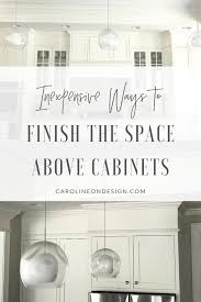 Cabinets are a central feature of just about every kitchen. How To Fill Space Between Cabinets And Ceiling Caroline On Design