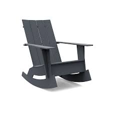 One look at these renowned pieces of patio furniture, and it's easy to imagine yourself relaxing by the sea shore sipping. Modern Rocking Resin Adirondack Chair Loll Designs