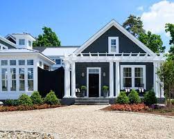 Color not only affects the way you think, act and feel, it can add value and personality to your house. Outdoor Living As Simple As Black And White Lw House Paint Exterior Exterior Paint Colors For House White Exterior Houses