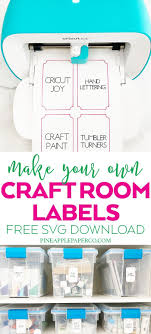 Why does cricut craft room hang or get stuck? Make Craft Room Labels With Cricut Joy Craft Room Cricut Craft Room Free Printable Crafts