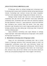 Manusia kekal sihat dan hidup. Upaya Pelestarian Sumberdaya Alam Wida Muhtar Academia Edu