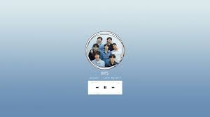 Bts wallpapers and aesthetics rm namjoon rm wattpad. Blue Bts Logo Desktop Wallpaper Wallpapers