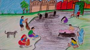 Pin By Pooja Akashtiwari On Drawing Water Pollution Drawing For Kids Drawing Images
