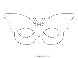 Farfalla Da Colorare Maschera Farfalla Disegni Da Colorare Disegni Da Colorare Decorazioni Carnevale Maschera