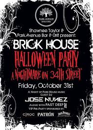 View all nightmare on 34th street pictures. Brick House Halloween Party A Nightmare On 34th Street At Park Avenue Bar Grill New Jersey 2014 Ra