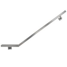 Some newels are attached to floor joists, some sit in steel or iron plates. Handrail Angled Square Aisi304 143 63