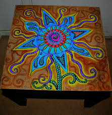 So much time and detail went into this work of. Untitled Whimsical Painted Furniture Painting Furniture Diy Painted Coffee Tables
