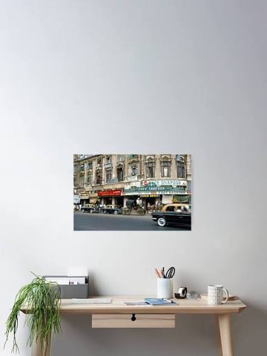 1960s - View of Bombay Street with Taxis and a Horse Cart, Mumbai, India" Poster for Sale by thatwaslife | Redbubble