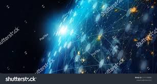 Communication Technology And Internet Worldwide For Business Global World Network Connected And Telecommunication On Earth Crypto Global World Iot Nasa Images