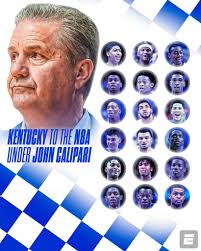 In John Calipari's 15 seasons at Kentucky, 47 players went