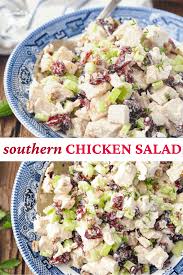 Southern Chicken Salad Recipe Recipe Chicken Salad With Grapes Shredded Chicken Salads Chicken Salad Recipe Easy