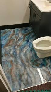 Metallics And Epoxy Concrete Floors Floor Design Epoxy Floor Bathroom Flooring