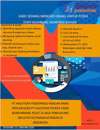 +62 21 7361978 (hunting), fax. Lowongan Kerja Pegawai Pt Haleyora Powerindo Pt Pln Group Tahun 2020 Rekrutmen Lowongan Kerja Cpns Bumn Bulan Agustus 2021