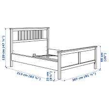Hemnes Bed Frame Medium Brown Luroy King Ikea In 2020 Hemnes Bed Ikea Hemnes Bed Bed Frame