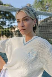 Ellsworth + Ivey Hamptons Tennis V-Neck Sweater