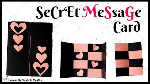 To make this card, begin by cutting patterned paper to 6 x 8 inches. How To Make Secret Message Card At Home Learn By Watch