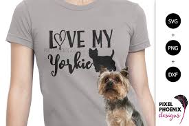Download Dog Svg Love My Yorkie Svg 198287 Cut Files Design Bundles