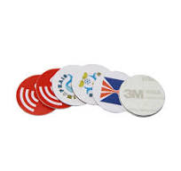 13,56 Mhz moneta metallo nfc rfid tag carte moneta tag PVC ...