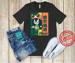 Takara tomy my hero academia kyoka jiro hero suit ver. Asui Tsuyu My Hero Academia Frog Shirt