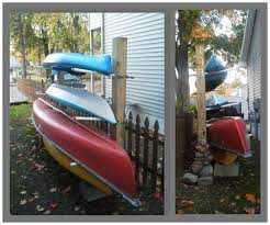They are modular and removable but come with the drawback that some. Kayak Canoe Rack Wood Storage Instructables