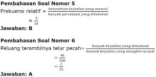 Contoh Soal Peluang Kelas 8 Smp Plus Jawaban Dan Pembahasan Juragan Les