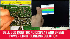 How do you get rid of a dell desktop self test feature check off of a optiplex gx620 monitor? Dell Lcd Monitor Blinking Green Power Light Dell Lcd Monitor Display Problem Youtube