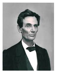 The elements of the setting are reduced to a bare minimum: Abraham Lincoln Photograph Republican Nominee