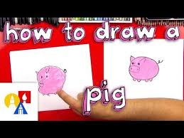 How To Draw A Pig For Young Artists Art For Kids Hub Art Lessons For Kids Young Artist