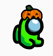 Hd Lime Among Us Crewmate Character With Pumpkin Hat Png Citypng 1/8 inch (3.2mm) white border around each design. hd lime among us crewmate character