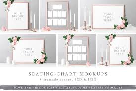 Wedding Seating Chart Mockups Seating Charts Seating Chart Wedding Design Mockup Free