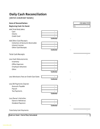 Cash reconciliation sheet template is a financial document which is conducted for the verification about the amount of cash which is added or subtracted through transaction. Simple Daily Cash Sheet Drone Fest