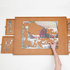 Maybe you would like to learn more about one of these? Jumbo Jigsaw Puzzle Table Portable Work Surface Organizer And Storage System