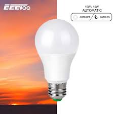 Led Bulb E27 B22 10w 15w Auto Smart Led 220v 110v Dusk To Dawn Outdoor Light Bulbs Day Night Light Sensor Lamp For Home Lighting Led Bulbs Tubes Aliexpress
