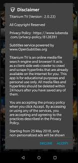 Easily search and find the best hidden movies and tv show, using our free movies and tv shows app, you are able to find a lot of shows that you do not know about. Titanium Tv Apk V2 0 23 Updated Version Latest