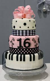 You have to see 16th birthday cake by shana thinesh! Sweet 16 Cakes Decoration Ideas Little Birthday Cakes