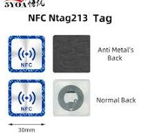 6pcs/lot NFC Tags Stickers NTAG213 Anti Metal RFID adhesive label sticker  Universal Lable Ntag213 Tag Metallic Phones - AliExpress