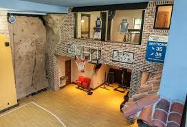 Playroom Amazing Indoor Basketball Court House Home Basketball Room
