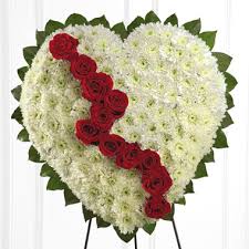 Sympathy flowers to express your condolences. Ftd Broken Heart Funeral Flowers Arrangement At 800florals