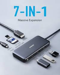Anker type c usb cable, a perfect fit with all type c compatible devices. Anker Usb C Hub Powerexpand 7 In 1 Usb C Hub Adapter Amazon De Elektronik