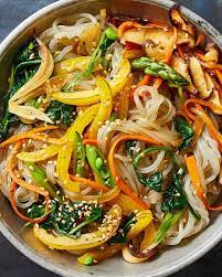 Nyt Cooking On Instagram This Spring Vegetable Japchae Is The Perfect Picnic Dish Glass Noodles Can Be Cooked Glass Noodles Recipe Spring Vegetables Japchae