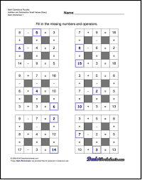 Find classroom activities and more in the digital educational resources store. 17 Addition And Subtraction Puzzle Worksheets