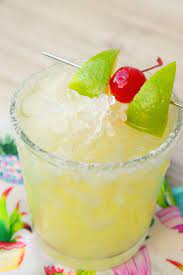 To make an italian margarita use tequila reposado, amaretto liqueur, triple sec liqueur (40%), lime juice (freshly squeezed) and garnish with lime wedge shake all Italian Margarita Snacks And Sips