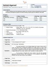 Sample Template Of An Engineer B Tech In Information Technology It With Career Highlights Resume Format Downloadable Resume Template Resume Format Download
