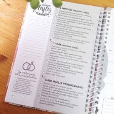 Buku Wedding Planner Pemudah Cara Merancang Majlis Perkahwinan Shopee Malaysia