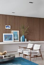 Vertical wood panel accent wall. Vertical Wood Paneling Modern Shiplap Alternative Apartment Therapy