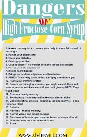 Face Facts High Fructose Corn Syrup Is Bad Food Inc Health Toxic Foods