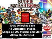 How to unlock stages in super smash bros. Unlocked Super Smash Bros Melee Gamecube Memory Card 100 All Characters File Ebay