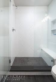 Accent wall, bathroom accent wall, bathroom design, bathroom wall, wall design. Bold And Beautiful Basement Finish Highcraft Builders White Subway Tile Bathroom Bathrooms Remodel Bathroom Remodel Shower