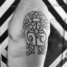 Pr 3 is a transitional style that displays characteristics of both ringerike and urnes styles. Tattoo Uploaded By Wonderland Valkyrie Ringerike Wolf Tattoo By Larma Tattoo Larmatattoo Vikingtattoo Viking Norse Norsemythology Norsesymbols Symbols 1254850 Tattoodo