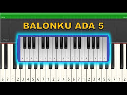3 4 5 4 3 2 1. Not Angka Lagu Balonku Ada Lima